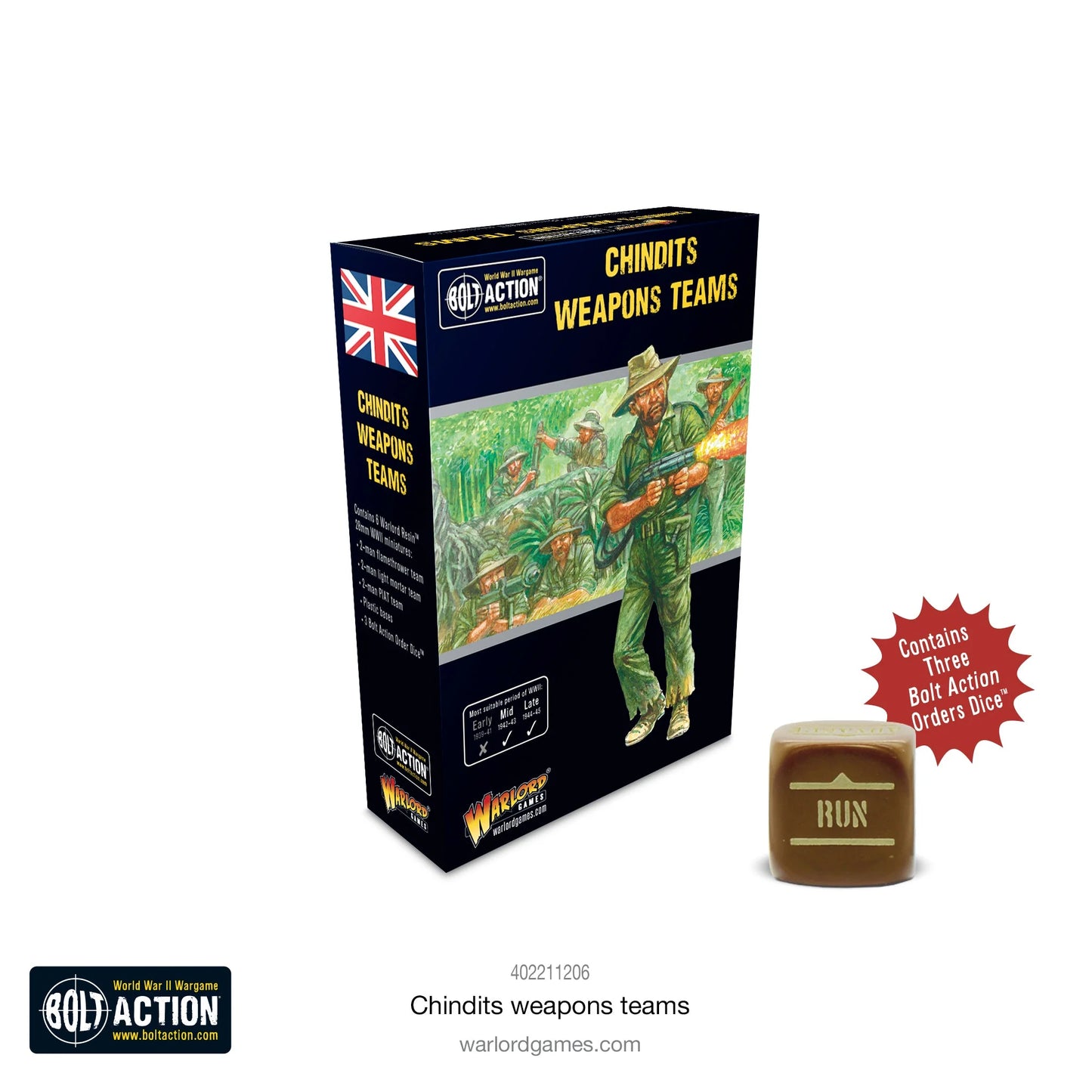 Bolt Action Chindit Weapons Teams