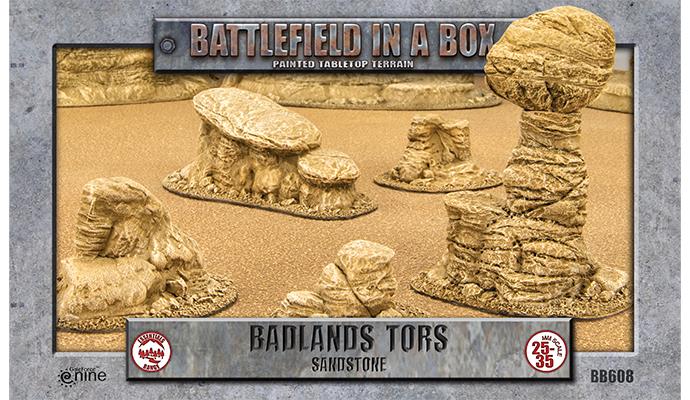 Badlands - Sandstone Tors