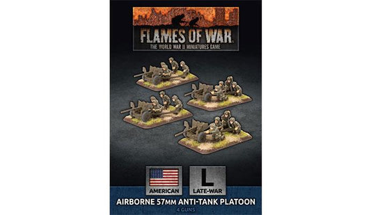 Flames of War American Parachute 57mm Anti-Tank Platoon