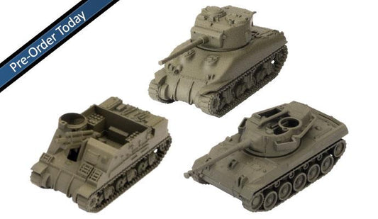 USA Tank Platoon (M4A1 Sherman, M7 Priest, M18 Hellcat)