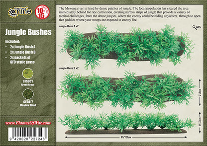 Features: Jungle Bushes (x4)