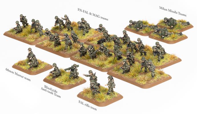 WWIII: Team Yankee Belgian Infantry Platoon (x41 Figures)