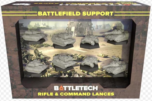 BattleTech: Mercenaries Forcepack - Battlefield Support Rifle & Command Lances