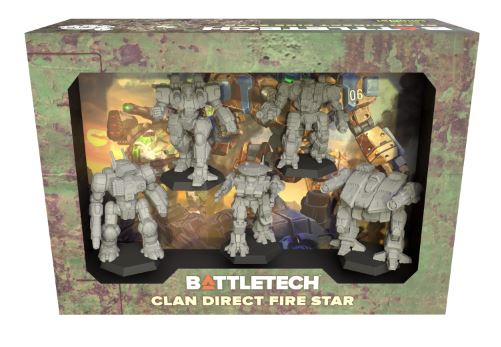 BattleTech: Mercenaries Forcepack - The Clan Direct Fire Star