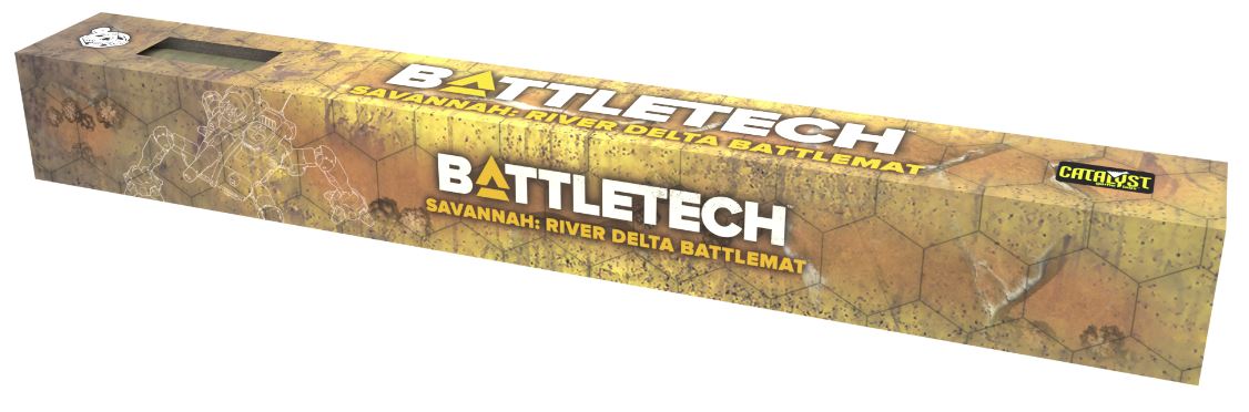 BattleTech: BattleMat - Savannahs River Delta/City Ruins