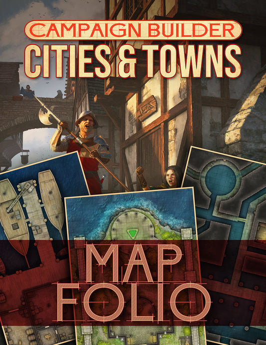 D&D 5E: Campaign Builder: Cities and Towns - Map Folio
