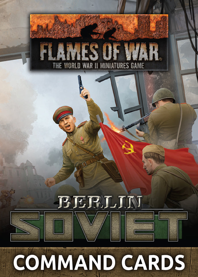 Flames of War Berlin Soviet Command Cards