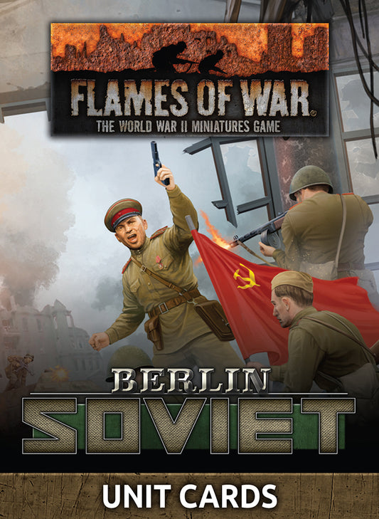 Flames of War Berlin Soviet Unit Cards