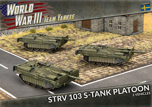 WWIII: Team Yankee Nordic Strv 103 S-tank Platoon