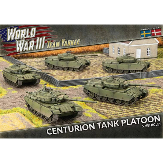 WWIII: Team Yankee Nordic Swedish Centurion Tank Platoon