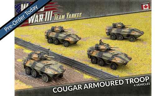 WWIII: Team Yankee NATO Cougar Armoured Troop (x4)