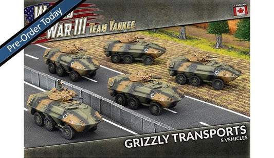 WWIII: Team Yankee NATO Grizzly Transport Platoon (x4)