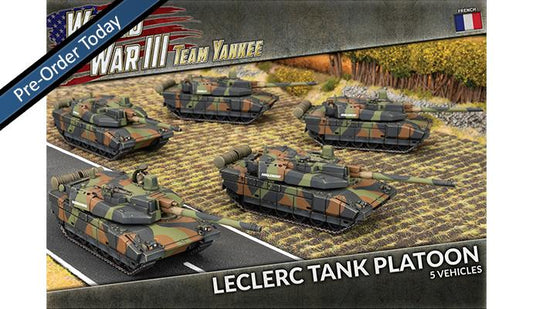 WWIII: Team Yankee NATO Leclerc Tank Platoon