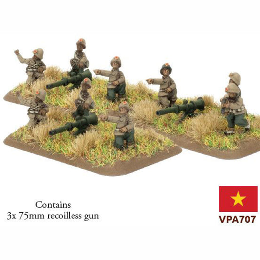 Nam PAVN 75mm Recoilless Gun Platoon