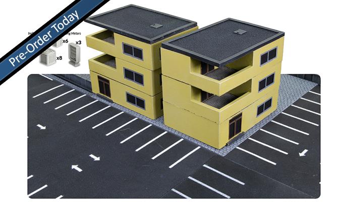 Modern Terrain Bundle 3: Apartments & Parking