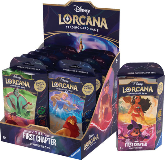 Disney Lorcana TCG: The First Chapter Starter Deck Carton (12)