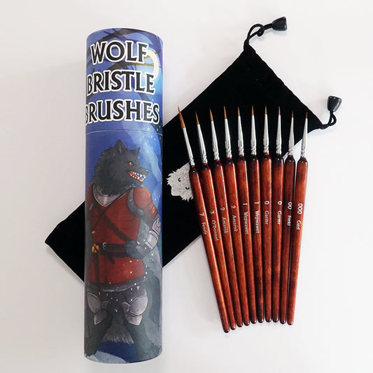 Wolf Bristle Brush Set - Chronicle RPGs