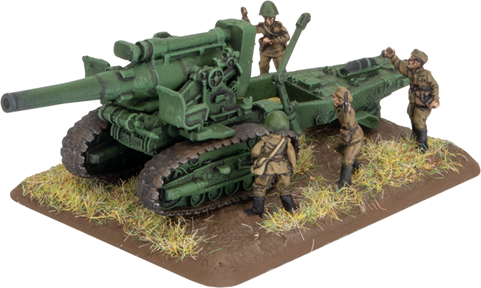 Flames of War Soviet 203 mm Artillery Battery (x2)