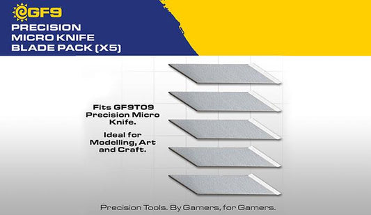 GF9 Precision Micro Knife Blade Pack (x5)