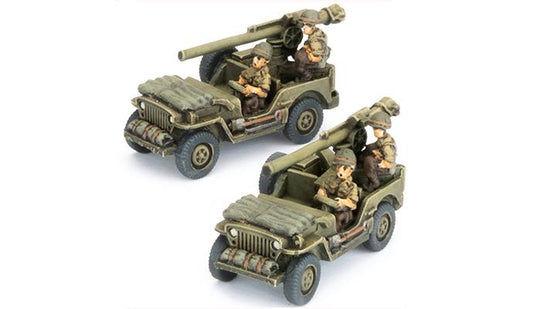 Flames of War American Jeep with 105mm Recoilless Rifle