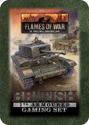 Flames of War British 7th Armoured Gaming Set