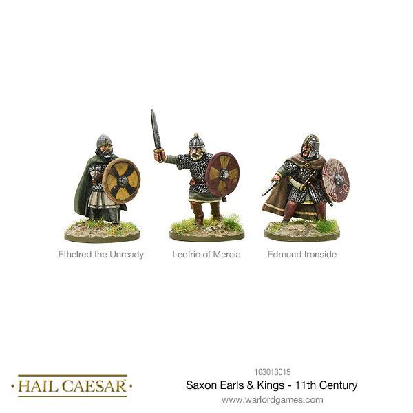 Hail Caesar Saxon Earls & Kings - 11th Century