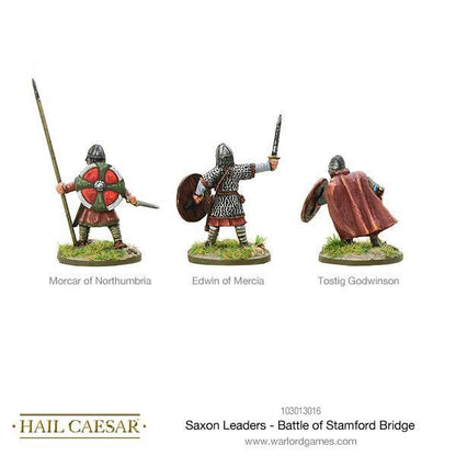 Hail Caesar Saxon Leaders - Battle