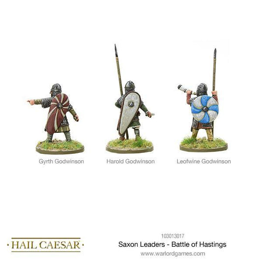 Hail Caesar Saxon Leaders - Battle