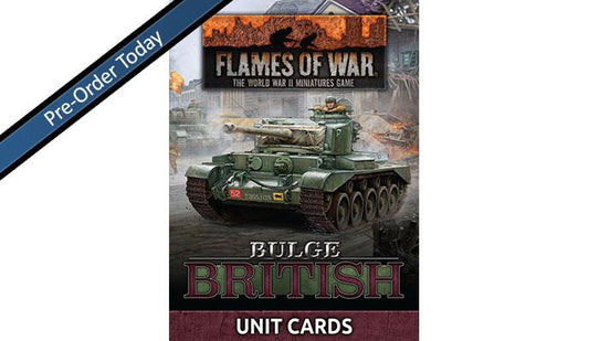 Bulge British Unit Cards (66x Cards)