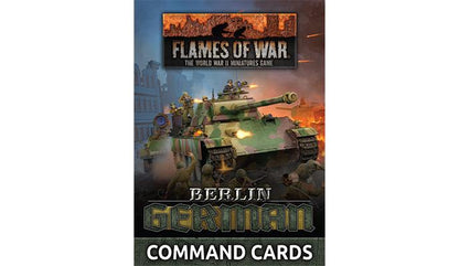 Flames of War Berlin German Command/Unit Card Bundle