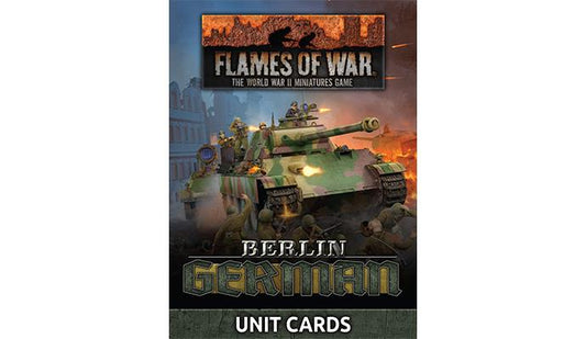 Flames of War Berlin German Unit Cards