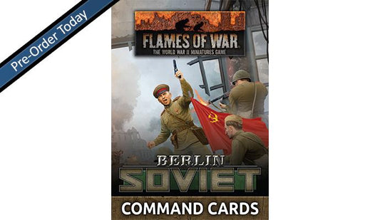 Flames of War Berlin Soviet Command Cards
