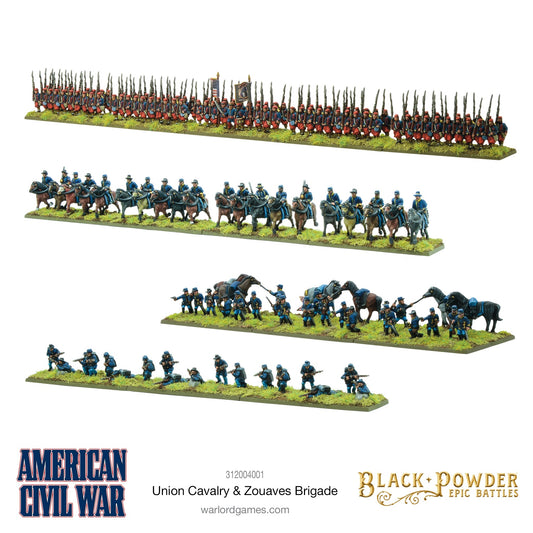 Black Powder Epic Battles - ACW Union Cavalry & Zouaves Brigade