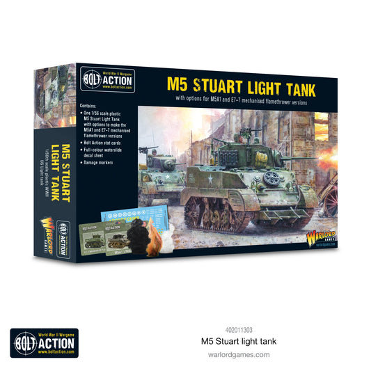 Bolt Action British M5 Stuart Light Tank