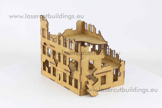 Brick Tenement House I, Destroyed Version 15mm