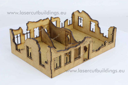 Brick Tenement House of the 2nd Generation - One-Story Ruin  28mm