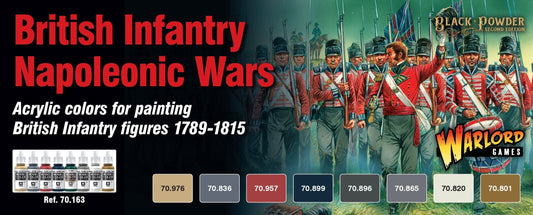 British Infantry Napoleonic Wars Paint Set