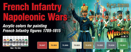 French Infantry Napoleonic Wars Paint Set