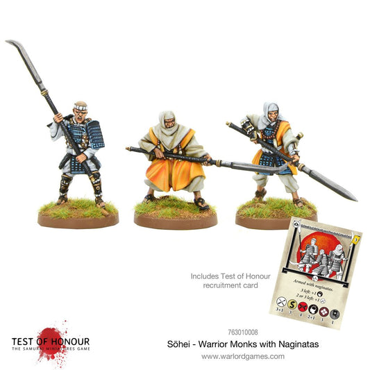 Sohei - Warrior Monks With Naginata
