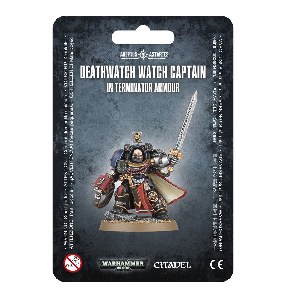 Space Marines Deathwatch Watch Captain in Terminator Armour