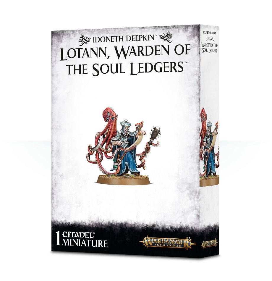 Age of Sigmar Idoneth Deepkin Lotann, Warden of the Soul Ledgers