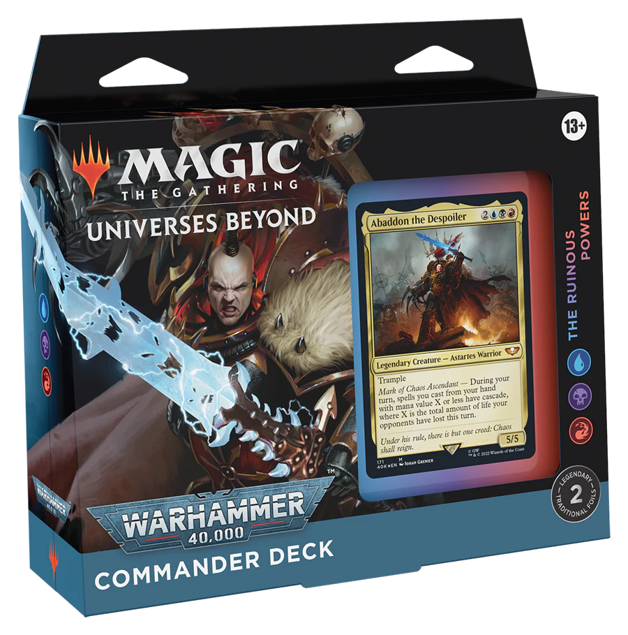 Universes Beyond -Warhammer 40,000 Commander Deck: Abaddon the Despoiler - The Ruinous Powers - Magic the Gathering