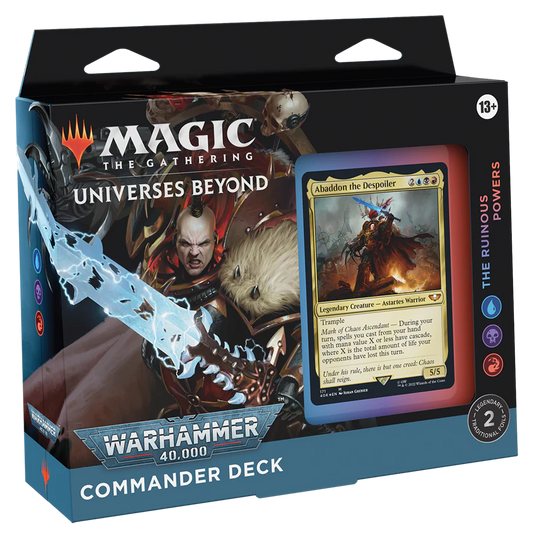Universes Beyond -Warhammer 40,000 Commander Deck: Abaddon the Despoiler - The Ruinous Powers - Magic the Gathering