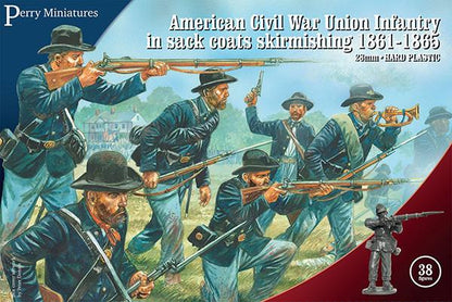 ACW Union Infantry in Sack Coats Skirmishing (1861-65)