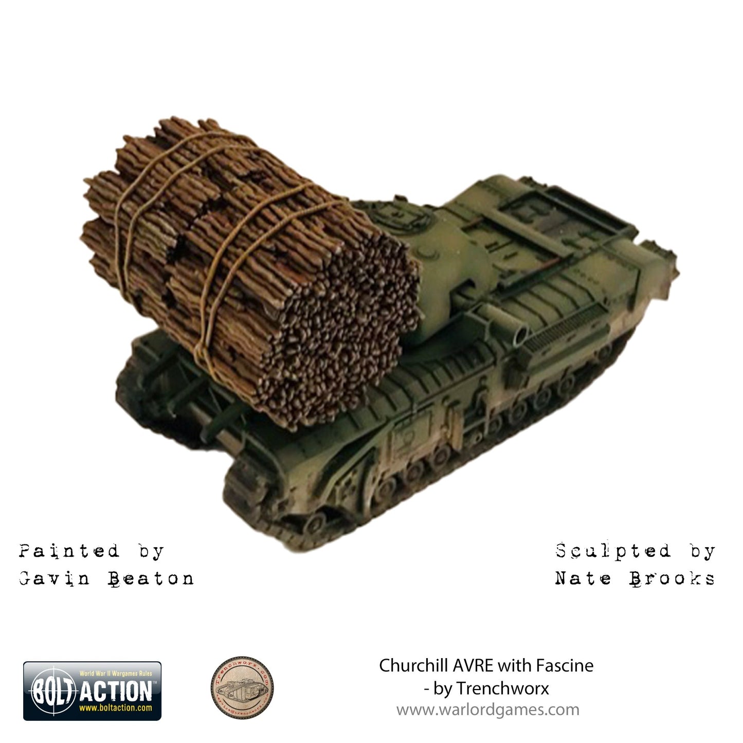 Bolt Action British Churchill Avre with Fascine