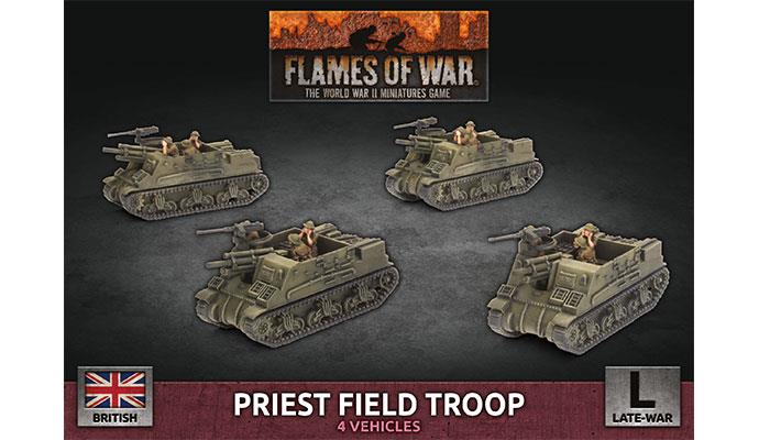 British Priest Field Troop Flames of War