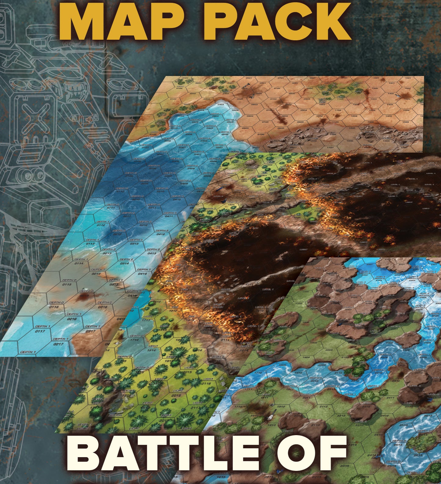 BattleTech Map Pack - Battle of Tukayyid