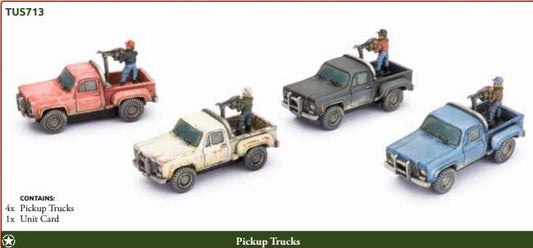 WWIII: Team Yankee American Pickup Trucks (x4)