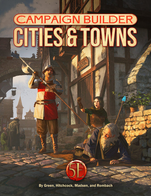 D&D 5E: Campaign Builder: Cities and Towns Hardcover