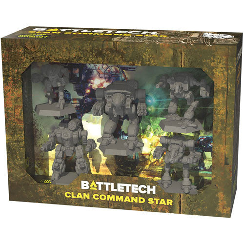 BattleTech Clan Command Star Miniature Force Pack